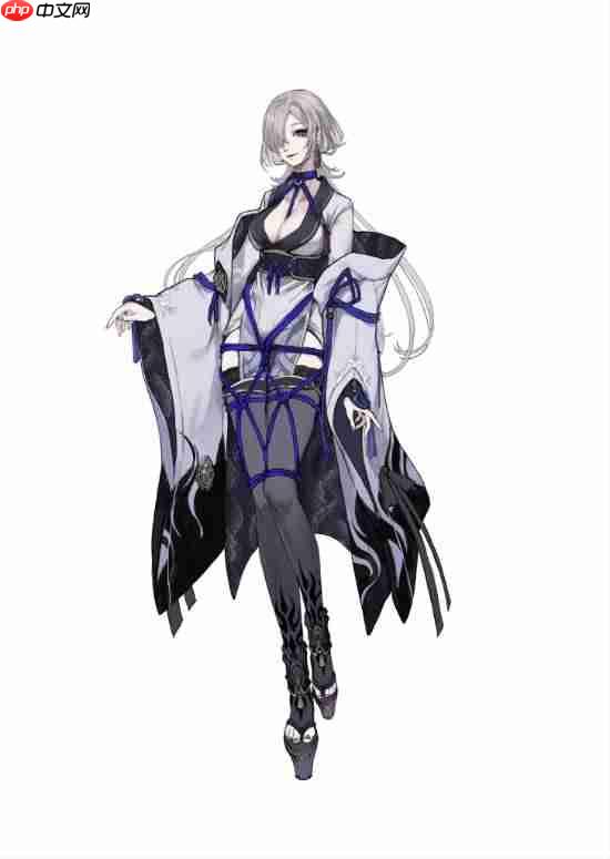 《忍者龙剑传4》绝美白毛御姐设计稿公开！身材极其出色