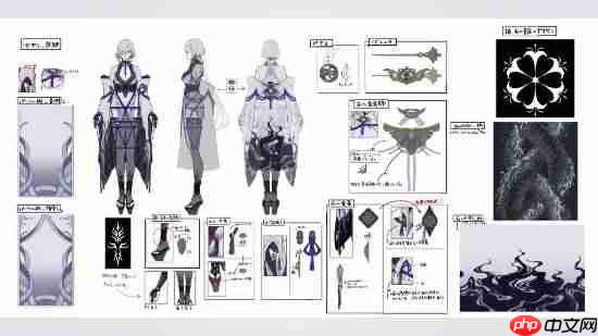 《忍者龙剑传4》绝美白毛御姐设计稿公开！身材极其出色