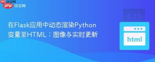 在Flask应用中动态渲染Python变量至HTML：图像与实时更新