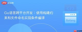 Go语言跨平台开发：使用构建约束和文件命名实现条件编译