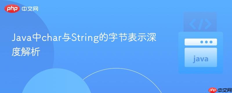 Java中char与String的字节表示深度解析
