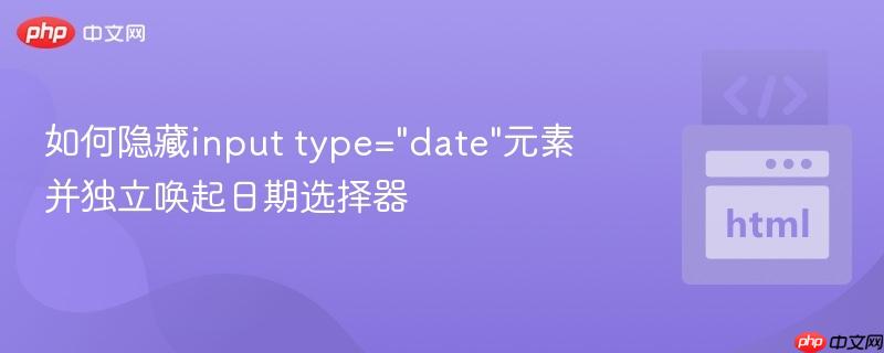 如何隐藏input type=