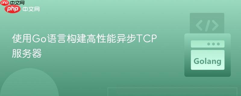 使用Go语言构建高性能异步TCP服务器