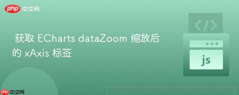 获取 ECharts dataZoom 缩放后的 xAxis 标签