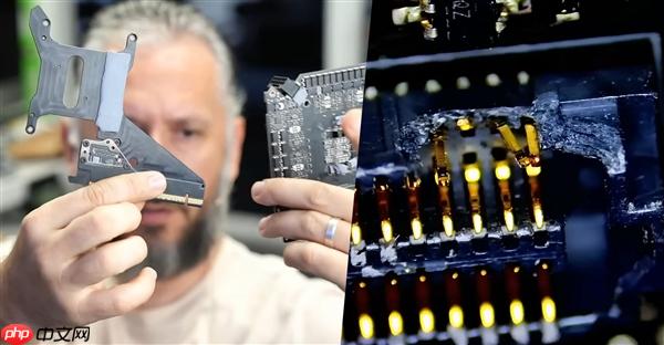 严重警告！RTX 5090 FE内部接口十分脆弱 坏了根本没法修