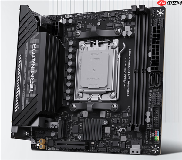 铭瑄B850BKB ITX迷你主板发布：显卡插在背面 清爽、满血