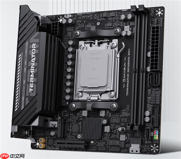 铭瑄B850BKB ITX迷你主板发布:显卡插在背面 清爽、满血