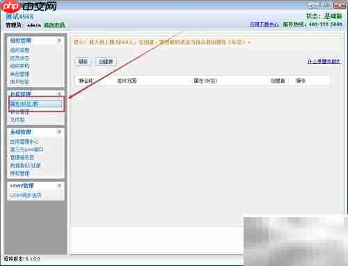 汇讯WiseUC创建属性群指南