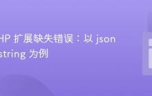 解决 PHP 扩展缺失错误:以 json 和 mbstring 为例