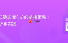 Cgo与C静态库(.a)的链接策略:深度解析与实践
