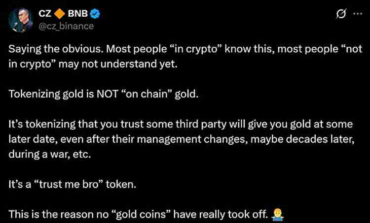 从去信任的比特币(BTC)到代币化的黄金 谁才是真正的「数字黄金」? 从去信任的比特币(BTC)到代币化的黄金 谁才是真正的「数字黄金」?