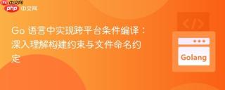Go 语言中实现跨平台条件编译：深入理解构建约束与文件命名约定