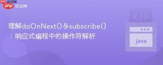 理解doOnNext()与subscribe()：响应式编程中的操作符解析
