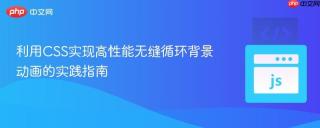 利用CSS实现高性能无缝循环背景动画的实践指南