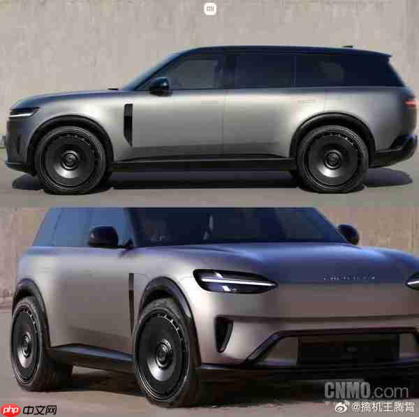 小米YU9新车渲染图曝光:悬浮式车顶设计+贯穿式尾灯