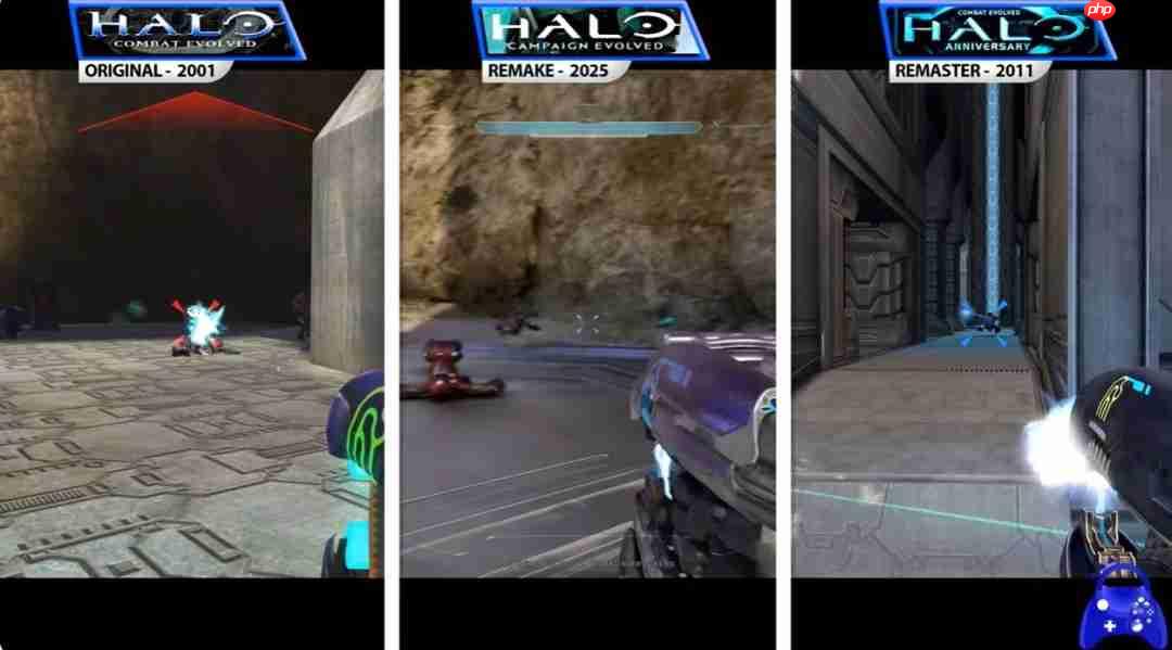 惊人蜕变! 《光环》初代vs高清复刻vs重制版对比