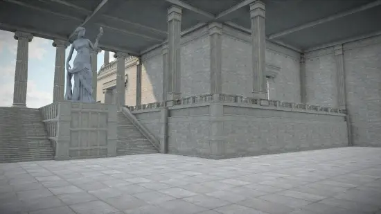 遭取消的《战神》多人游戏开发截图曝光!回归希腊背景