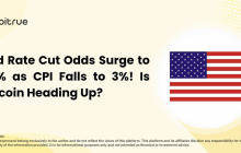 美联储降息机率激增至 97%，CPI降至 3%！ 比特币（BTC）会上涨吗？