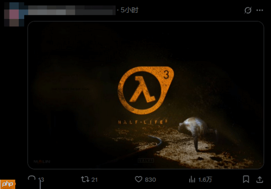 TGA调查玩家梦想续作：《半条命3》、《泰坦陨落3》、《血源2》等