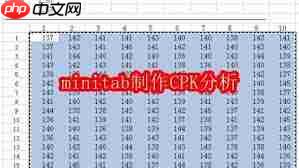 如何用minitab制作CPK分析
