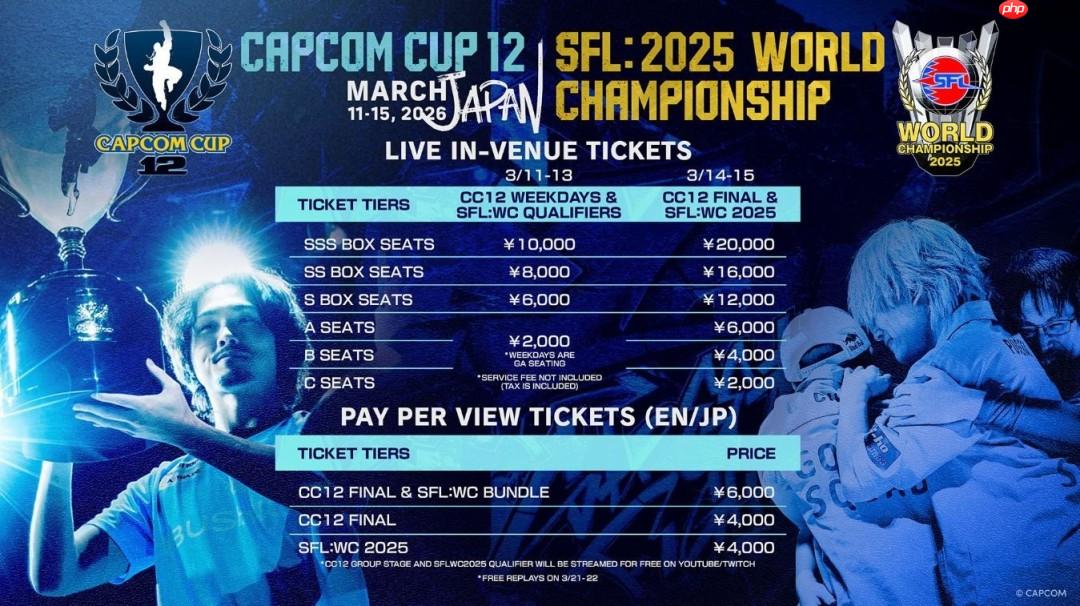 卡普空坚持《街头霸王6》赛事付费直播 玩家:没诚意!