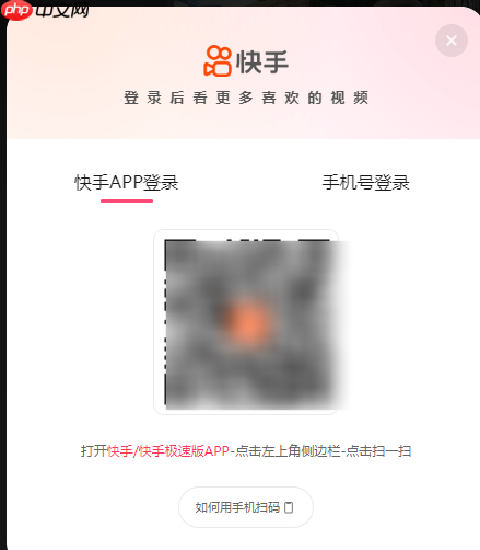 快手网页版直接打开
