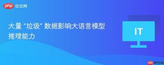 大量 “垃圾” 数据影响大语言模型推理能力