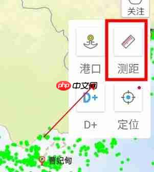 船讯网app测距方法