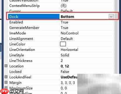 Dev SeparatorControl属性解析