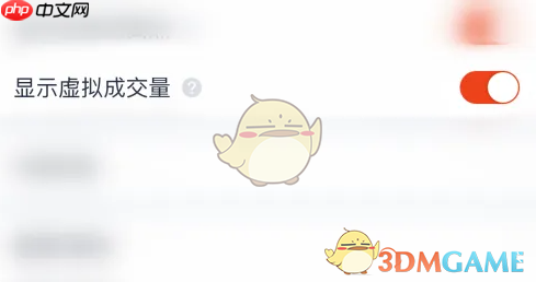 《蜻蜓点金》显示虚拟成交量方法