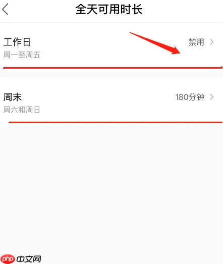 小度app全天使用时长设置方法