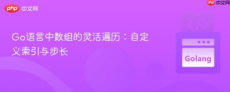 Go语言中数组的灵活遍历:自定义索引与步长