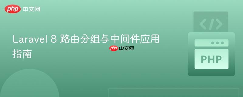 Laravel 8 路由分组与中间件应用指南