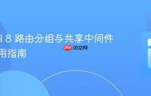 Laravel 8 路由分组与共享中间件高效应用指南