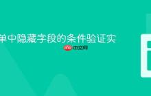 动态表单中隐藏字段的条件验证实践