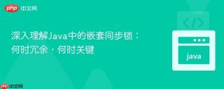 深入理解Java中的嵌套同步锁：何时冗余，何时关键
