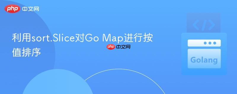 利用sort.Slice对Go Map进行按值排序