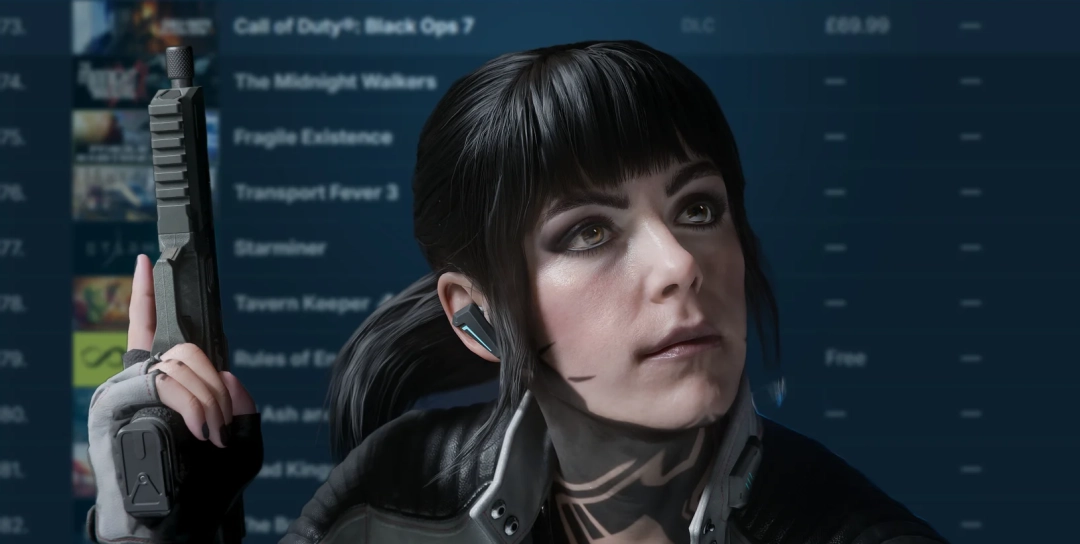 《使命召唤:黑色行动7》发售不到一个月 Steam愿望单挤不进前150!