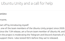 Ubuntu Unity 求助：亟需更多开发者才能维持生存