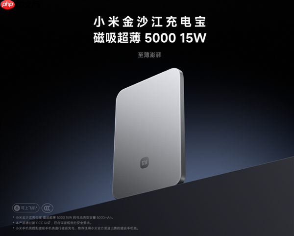 小米有对手了!宁德时代推出首款超薄磁吸充电宝:只送不卖