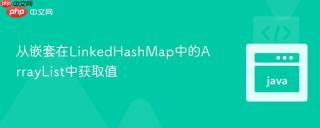 从嵌套在LinkedHashMap中的ArrayList中获取值