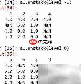 Series层次索引解析