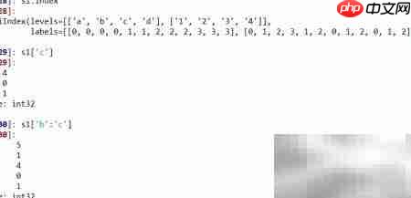 Series层次索引解析