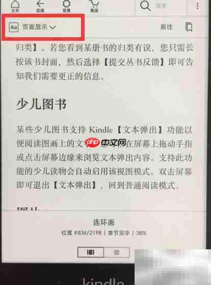 Kindle如何调整字体大小