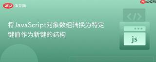 将JavaScript对象数组转换为特定键值作为新键的结构