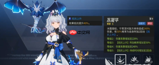 《伊瑟》宁芙涅技能详情及加点推荐