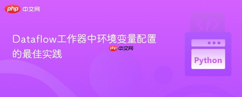 Dataflow工作器中环境变量配置的最佳实践