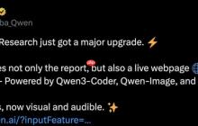 Qwen 深度研究一夜升级!可生成网页和音频播客,新模型能认医生手写体