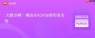 大数分解：挑战与RSA加密的安全性