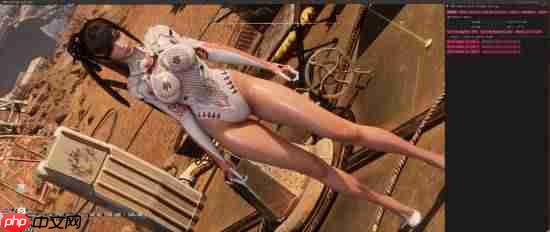 《剑星》超性感粉白战衣MOD!高叉设计超美 《剑星》超性感粉白战衣MOD!高叉设计超美